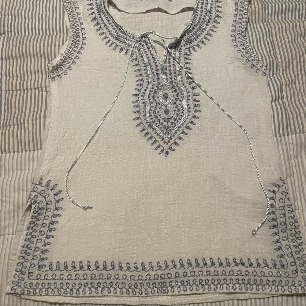 LAFFAIRE 100% Cotton Bohemian shirt size S
